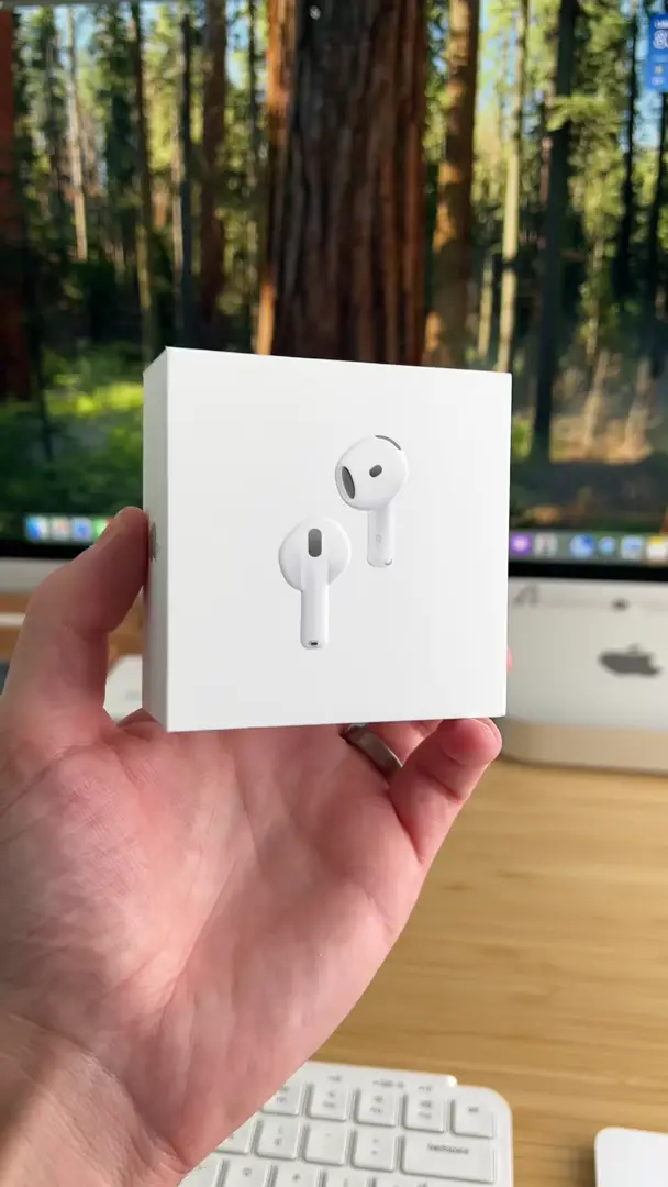 Fone de Ouvido Apple Airpods 4 MXP63LL/A Wireless - Branco