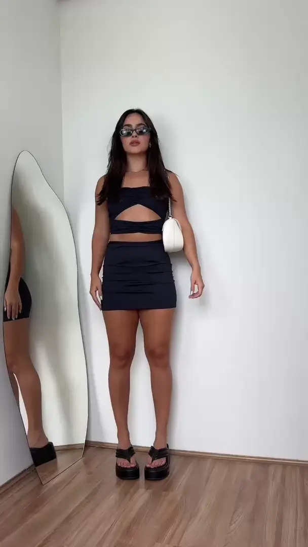 Cropped Peach Poliamida | ZÁFIRA | Moda Gringa Atacado