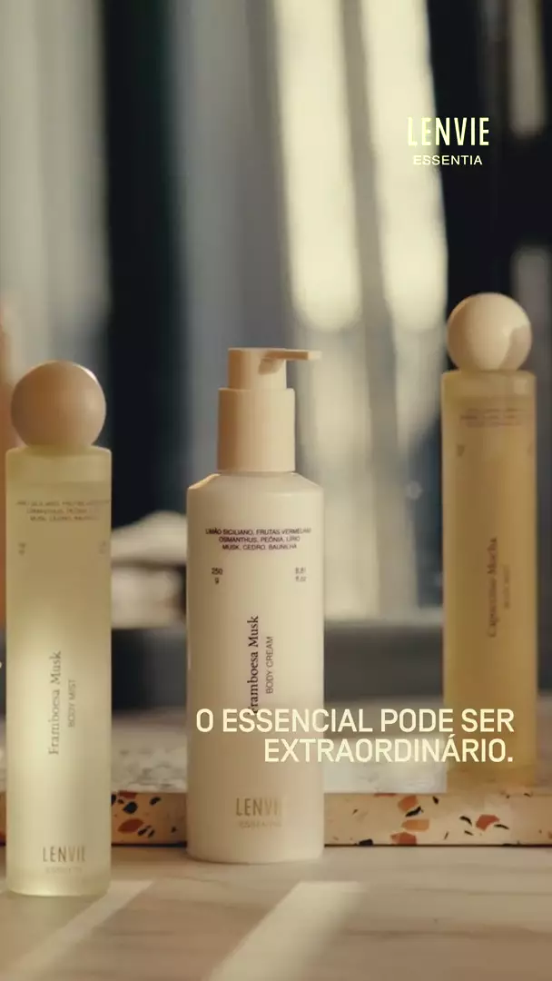Body Cream 250g | Framboesa Musk - Essentia - LENVIE