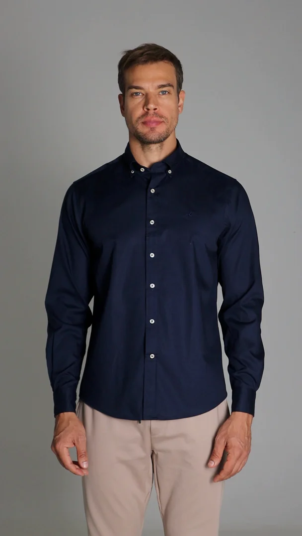Camisa M/l New Oxford Zf