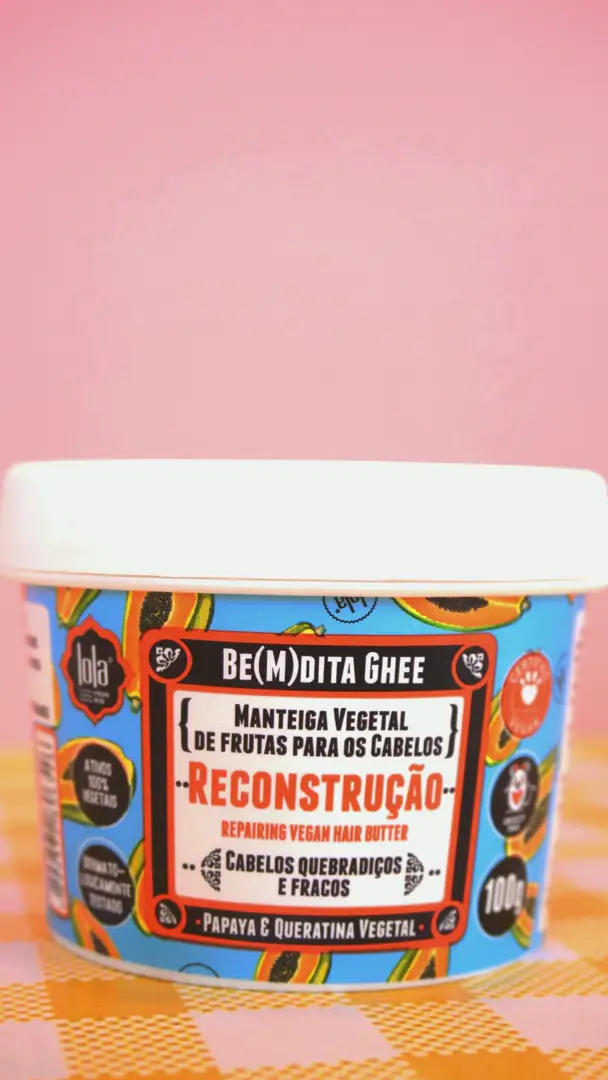 Masque Réparateur Lola From Rio Be(M)dita Ghee - 100gr - Vegan - Pour Cheveux Abîmés