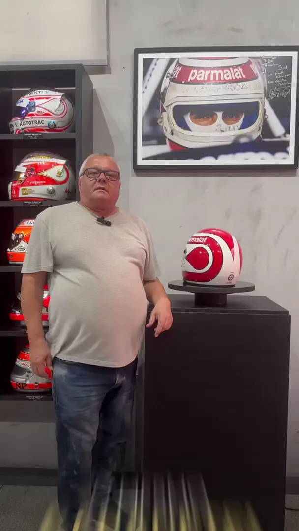 Réplica Oficial do Capacete de Nelson Piquet - Primeiro Campeonato