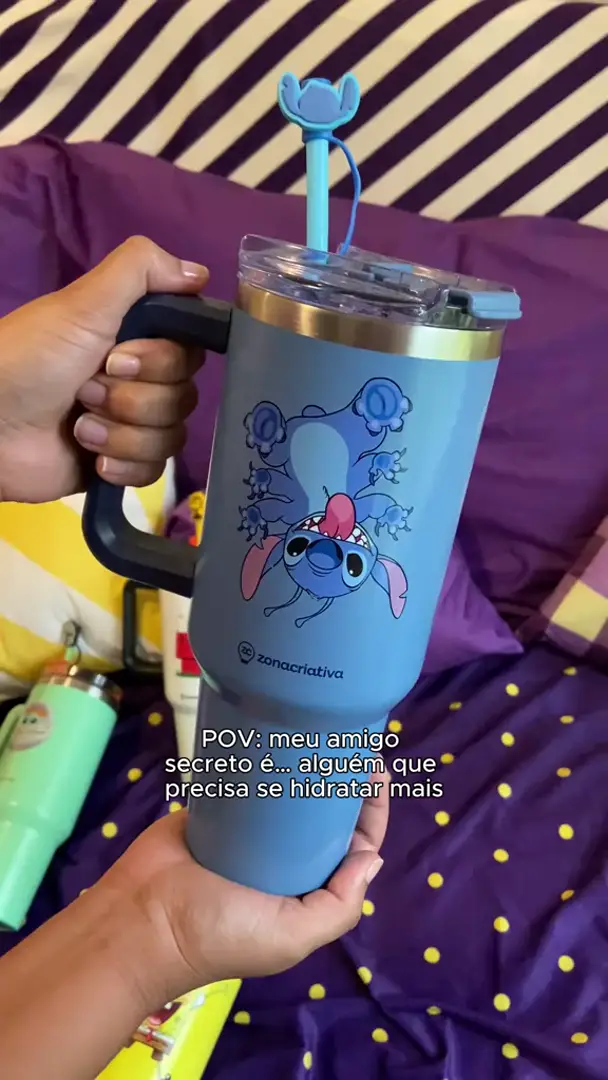 Copo Térmico Tumbler Xepa Stitch Disney - Zonacriativa